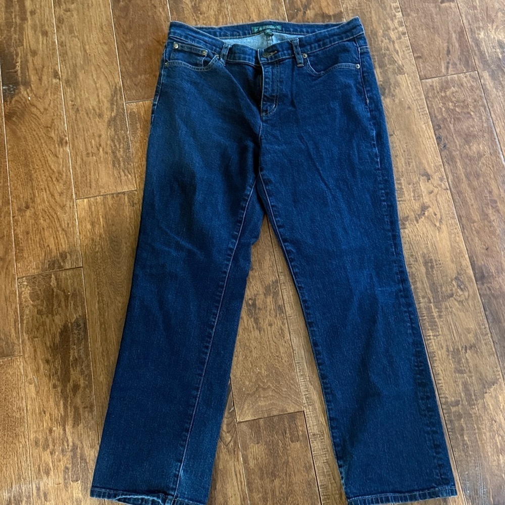Ralph Lauren LRL Dark Blue Jeans sz 14